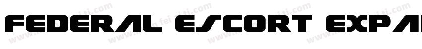 Federal Escort Expan字体转换
